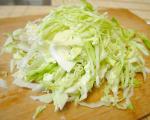 Yangi karam salatasi: retseptlar